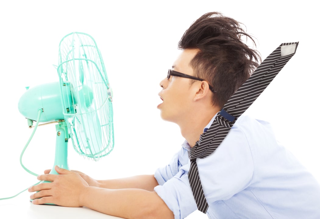 New Zealand is suffering a fan shortage as Kiwis swelter in record heat and humidity.