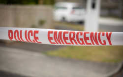 Unexplained death in Taita, Lower Hutt early on Sunday 26th January 2020.  A Police cordon and crime scene invetsigation tent were in place Monday 27th January 2020.  Police Emergency tape.