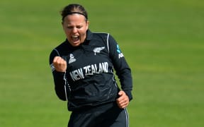 White Ferns pace bowler Lea Tahuhu.