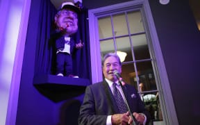 Winston Peters seemed honoured his eighth iteration as a Backbenchers puppet had made the cut.