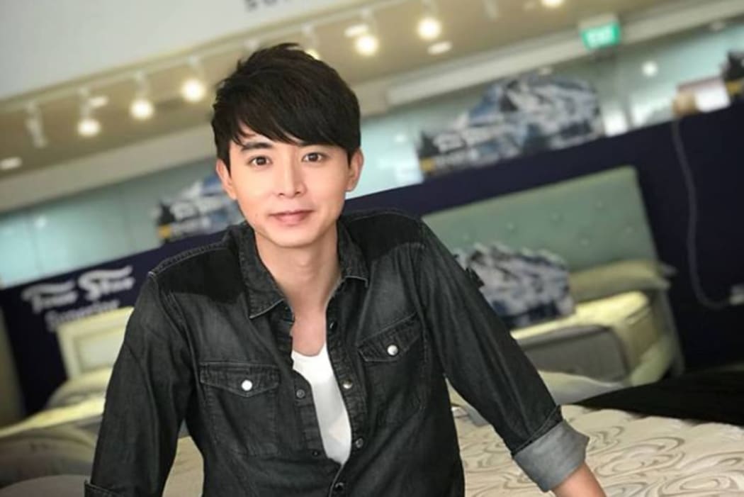 Singaporean actor Aloysius Pang was injured at the Waiouru Training Area.