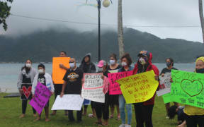 American Samoans supporting the BLM movement