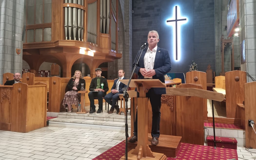 The ACT Party's Chris Bailie