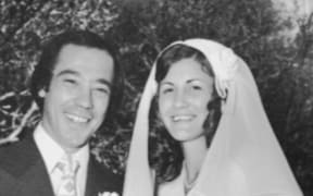 Orlando and Leigh Barbosa on their wedding day 1975, South Africa