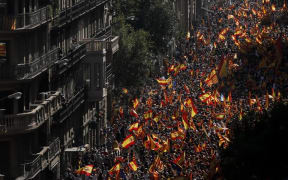 A huge demonstration to support the unity of Spain, on Sunday in Barcelona.