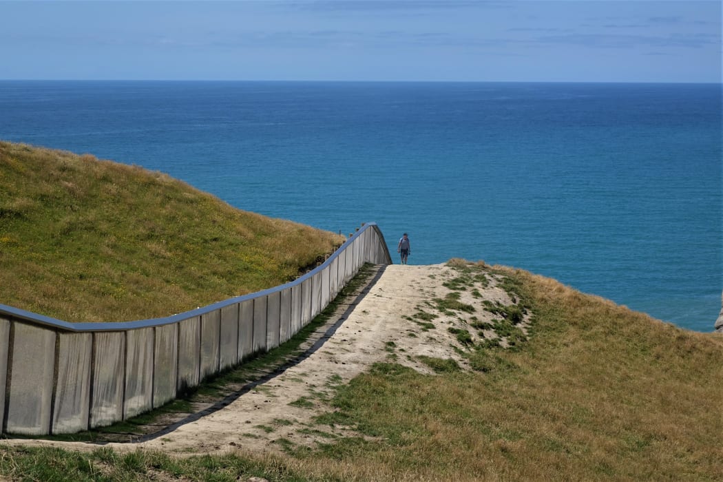 The 200m predator fence at the Wharariki Ecosanctuary.