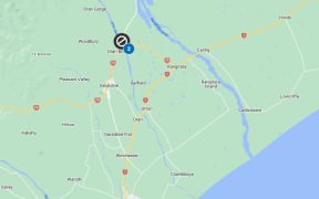 A serious crash involving a truck and a car has closed part of State Highway 79 in Canterbury.