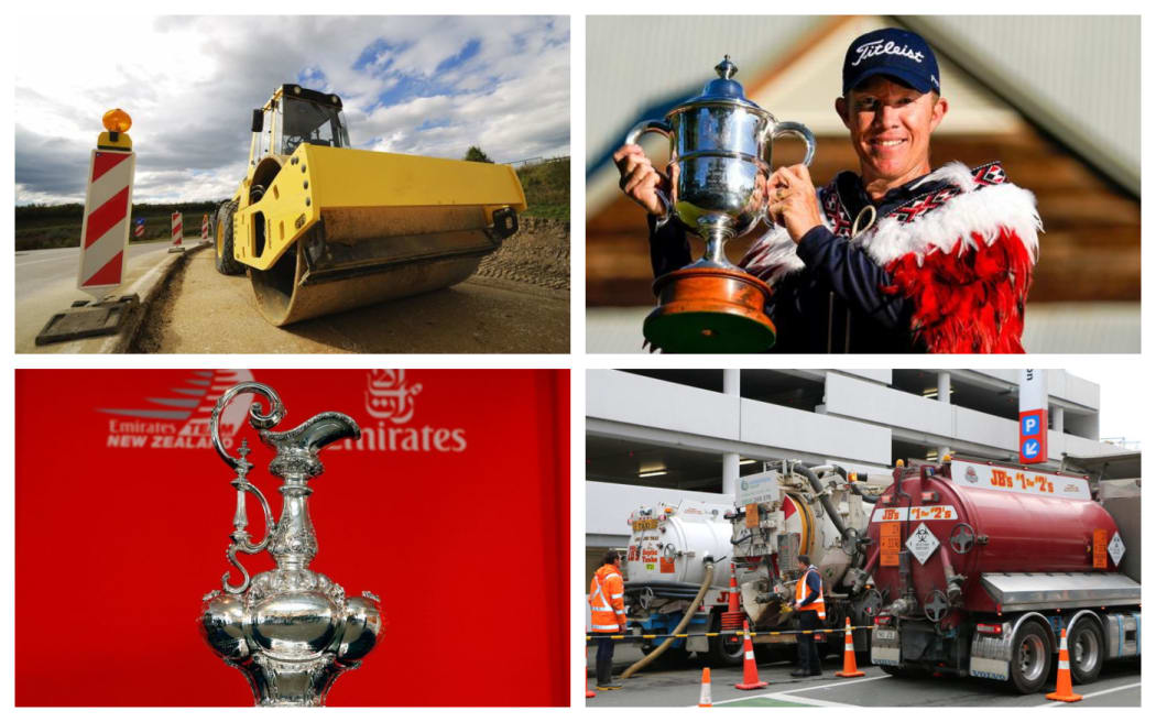 roadworks, golf, swer work, america's cup