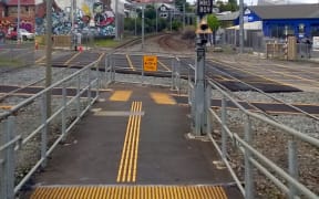 The ramp at Morningside station.