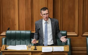 Labour MP Jamie Strange in Parliament