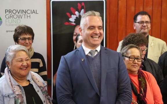 Fletcher Tabuteau and marae representatives