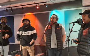 The Shades (l to r: Ipu Laga’aia, Manase Latu, Samson Setu, Taka Vuni)