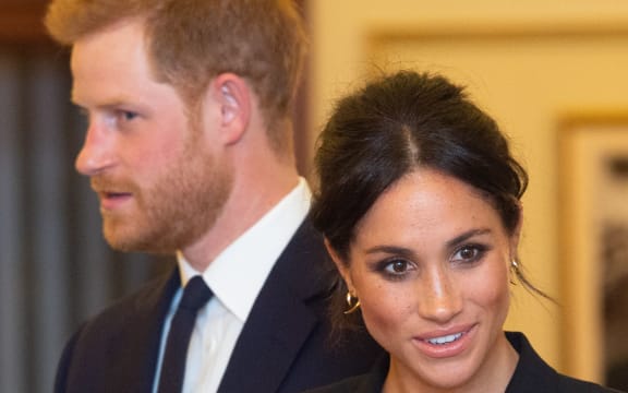 The Duke of Sussex and Duchess of Sussex attend a gala performance of the musical 'Hamilton' in London on August 29, 2018.