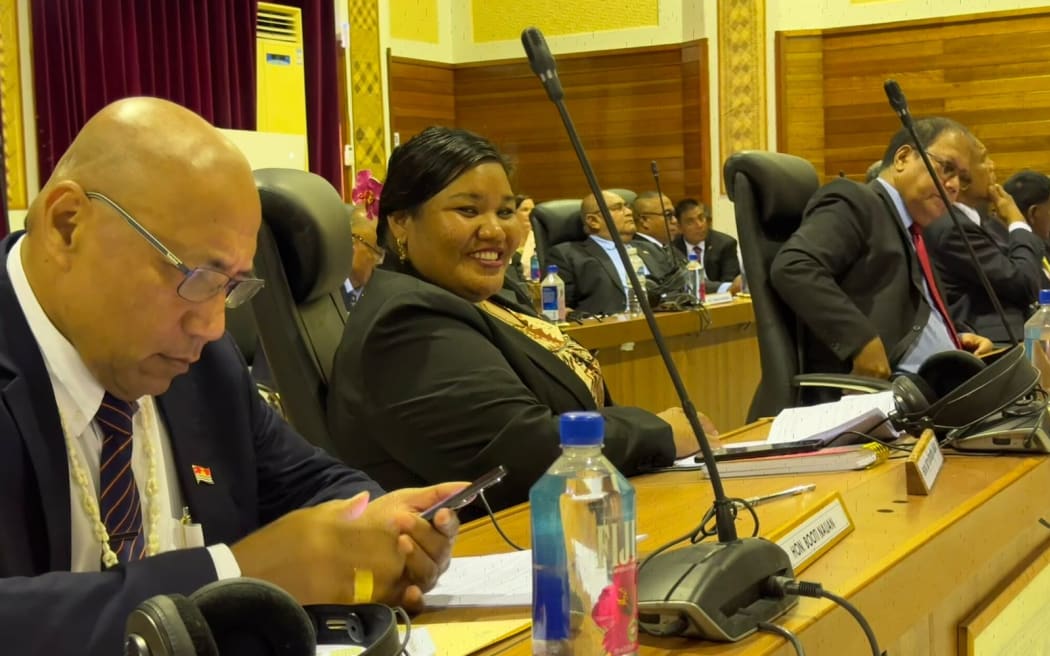 Kiribati MPs at the swearing in ceremony. 13 September 2024.