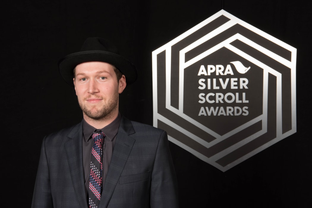Thomas Oliver at the 2016 Apra Silver Scrolls