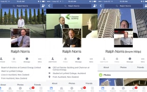 An image released by police in their warning of fake Facebook profiles