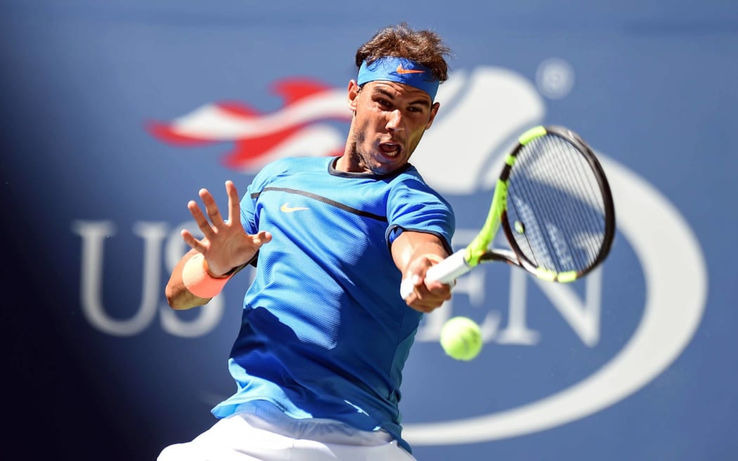 Rafa Nadal in action at the 2016 US Open.