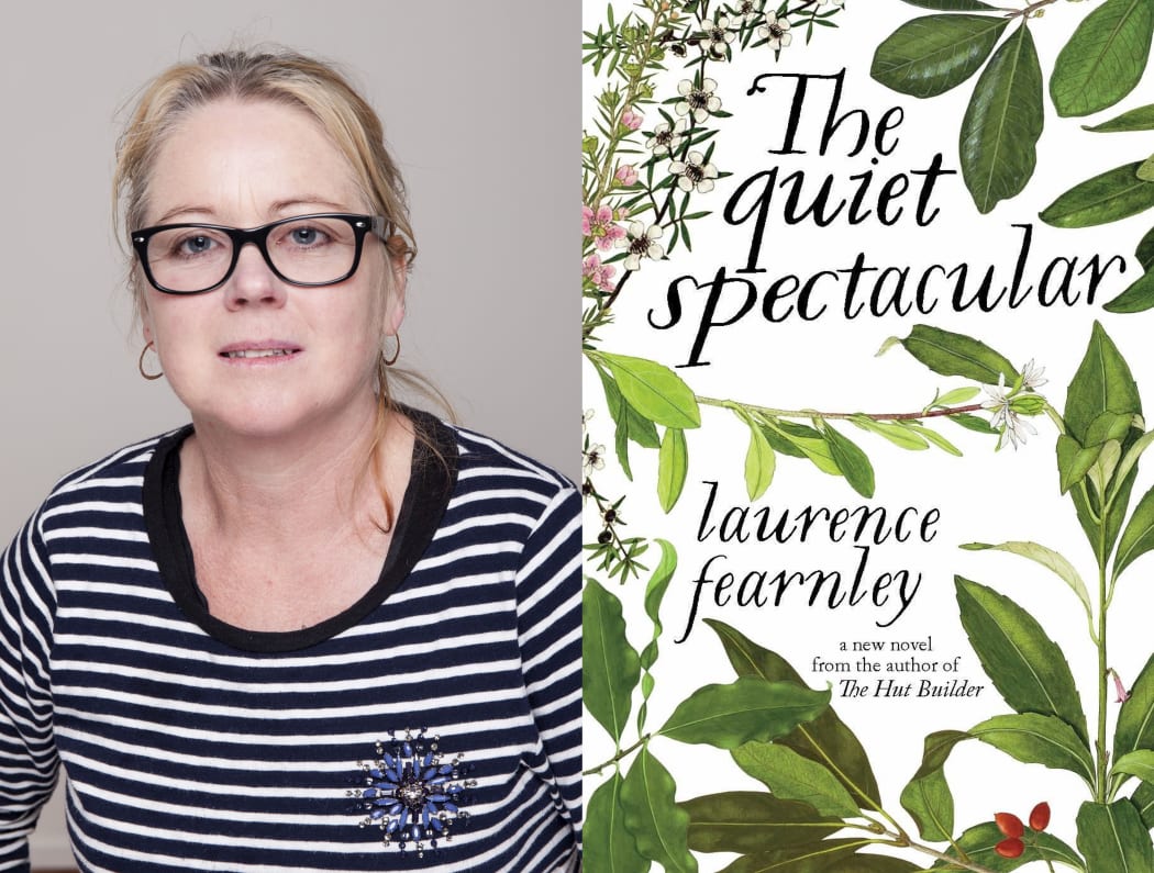 Laurence Fearnley and her book cover