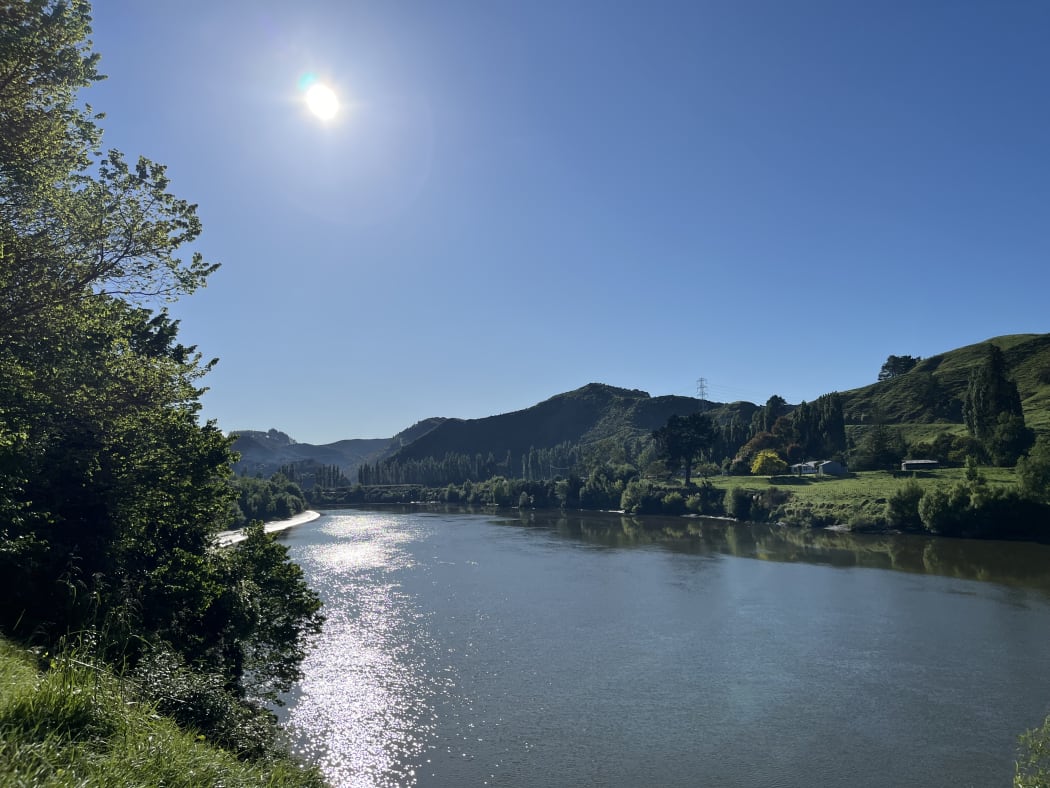 Whanganui river near Te Ao Hou marae