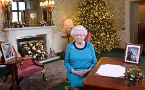 Queen Elizabeth delivers her Christmas message.