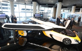 Flying cars are the latest hot thing. This  Aeromobil, a flying supercar was displayed at an exclusive luxury goods expo in Monaco in April 2017.