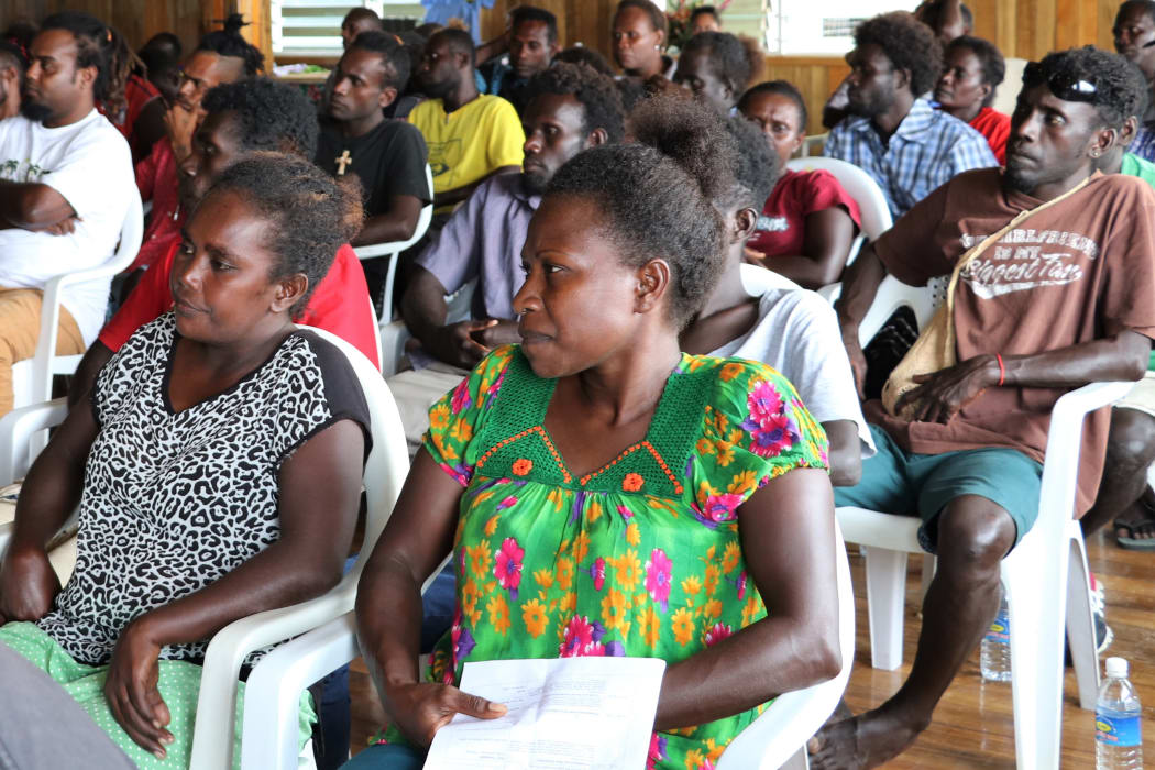 Youth at the UN Peacebuilding and Innovation Forum in Gizo. Novermber 2018.