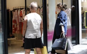 Shoppers in Commercial Bay, Auckland CBD for Black Friday Sales 29 November 2024.