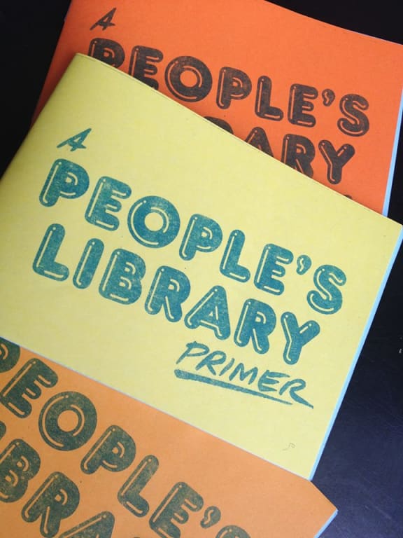 A flyer for the Porirua People's Library.