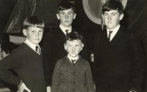 The Ledingham brothers: Christopher (L),Mike (back)  and Gerry (R)