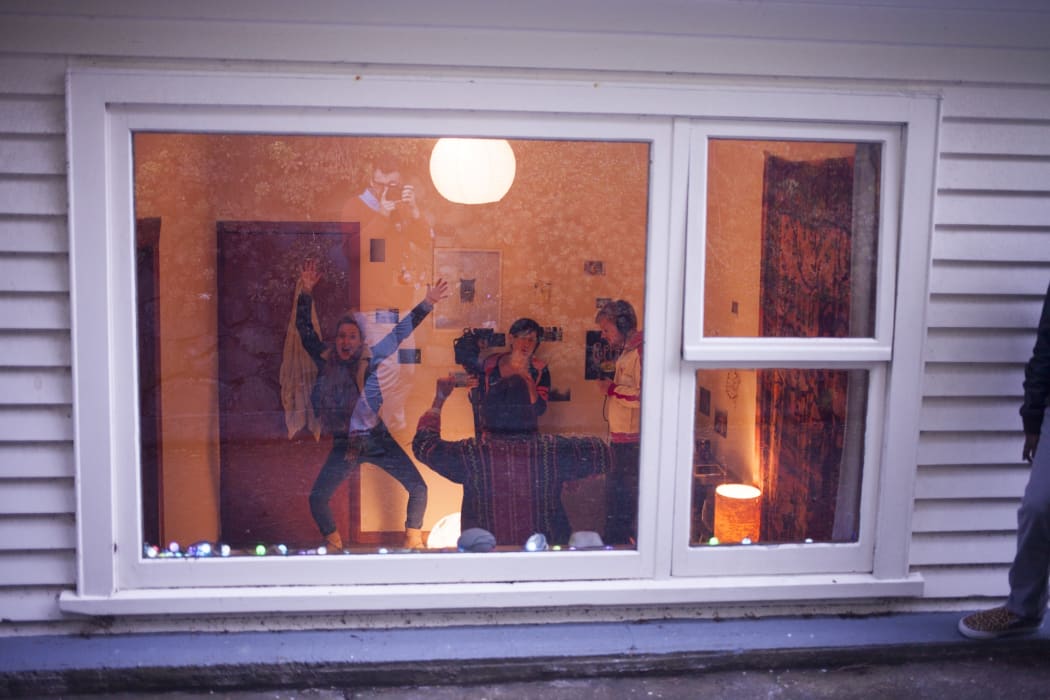 Jon Lemmon's bedroom music video film crew
