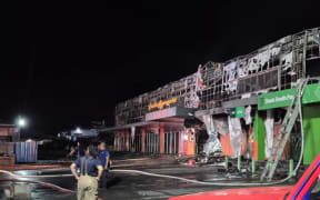 Samoa's Frankie Company says its hypermarket in Apia has been destroyed by fire.