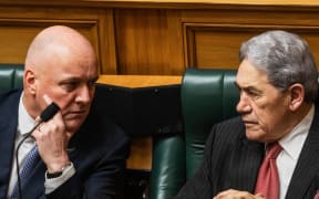 Christopher Luxon and Winston Peters