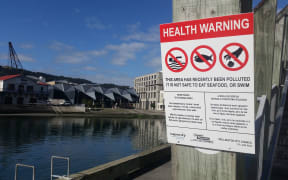 Warning signs have gone up around the affected area.