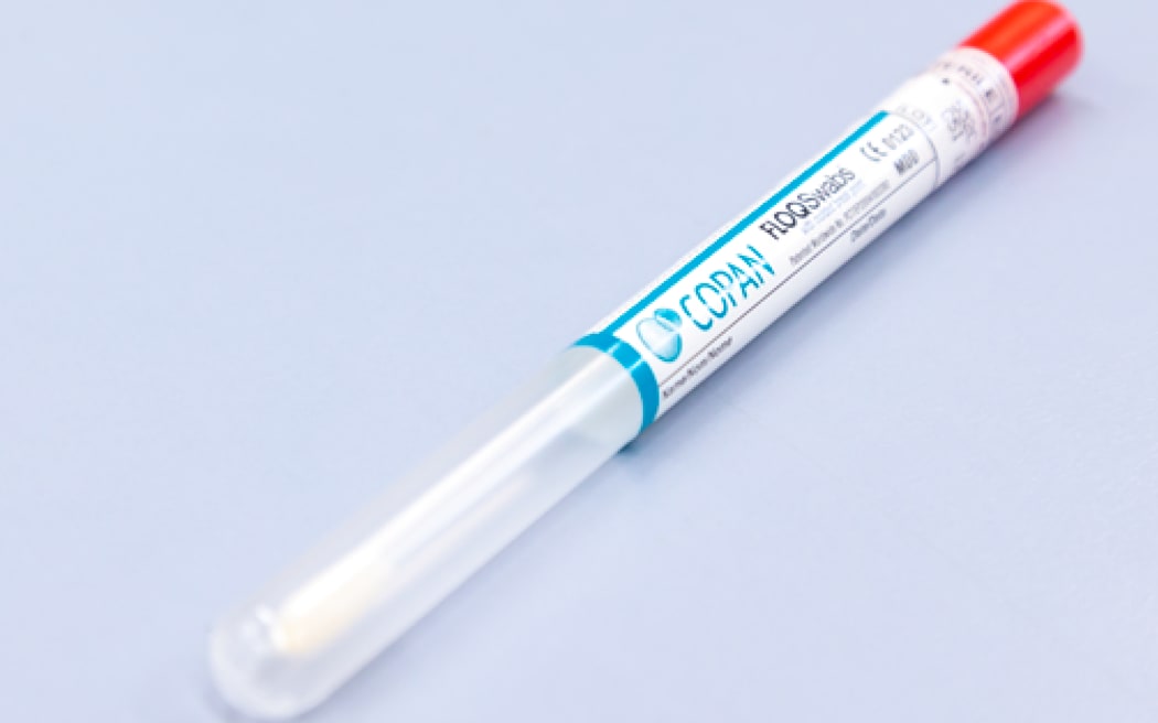 An image of a self swab for cervical cancer.