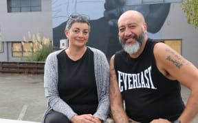 Greg Taipari with his wife Claire.