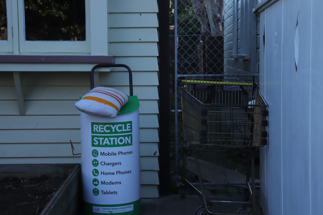 Items left outside the outreach centre.