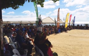 Guests attending the Cook Islands 50th anniversary celebrations.