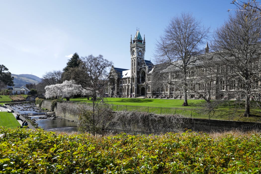 Clock tower building on campus
