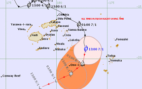 Cyclone Mona as of 0149 UTC Monday 7 January.