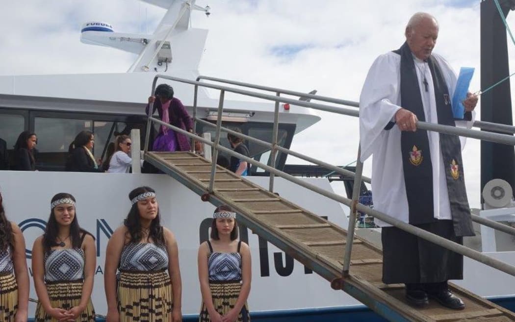 The Santy Maria was commissioned by iwi-owned fisheries company Moana New Zealand, which said the new boat was the start of a $30 million modernisation programme designed to set new environmental standards in trawling.