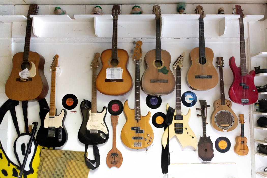 Garry Brandon's guitar collection