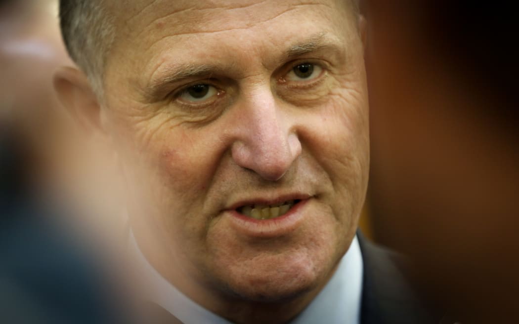 John Key during bridge run 25/08/15