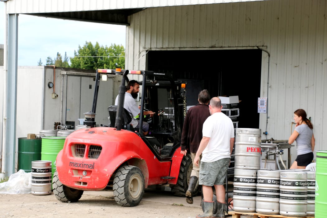 The cidery is situated in the middle of the orchard