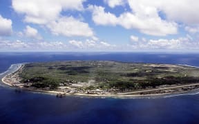 The barren and bankrupt island state of the Republic of Nauru awaits the arrival of refugees, 11 September 2001. Just 25 square kilometres, Nauru has been devastated by phosphate mining which once made the Micronesians the second wealthiest people per capita on earth. AFP PHOTO/Torsten BLACKWOOD