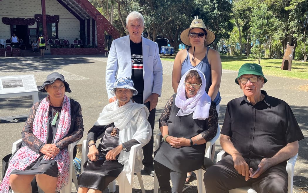 John Ohia with family and friends