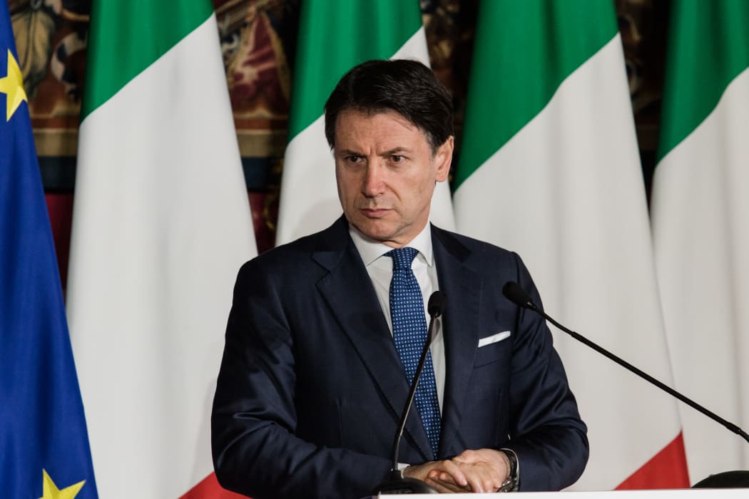Italian prime minister Giuseppe Conte