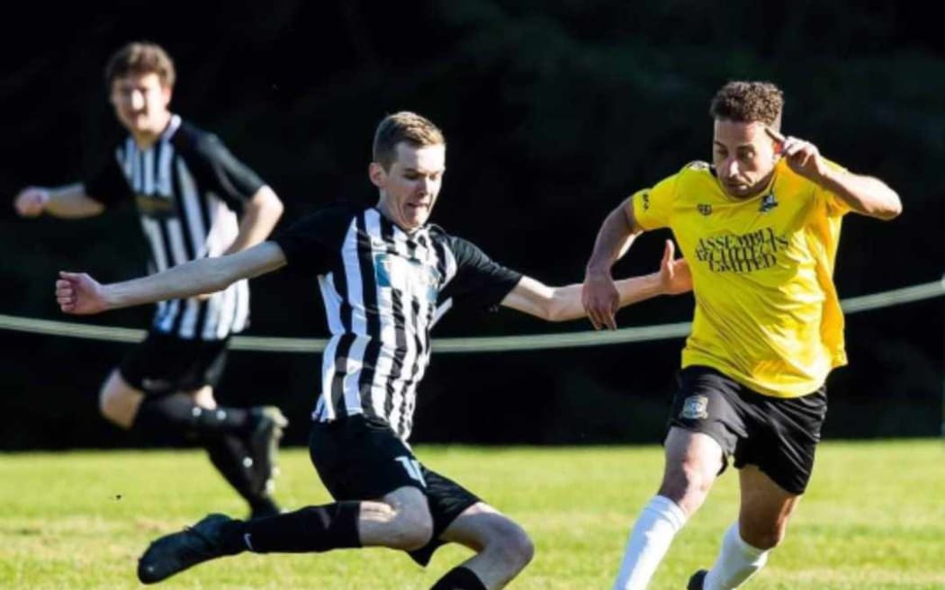 Everton Furby playing New Zealand regional league.