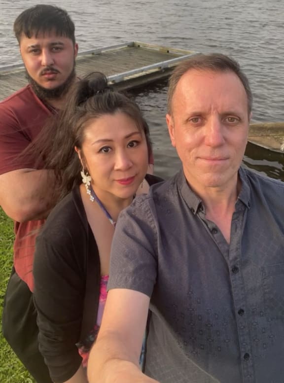 Gorka Zozaya says it's a 'horrible situation' to be leaving NZ and his adult son, but the couple would otherwise be separated.