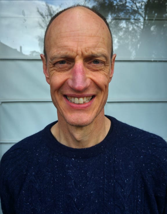 A head and shoulders portrait Dr Edmond Van Ammers, psychatrist and director of the PTSD programme at the Geelong Clinic in Australia.