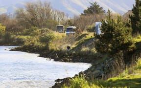 Whitebait Season at the Wairau River Diversion Bar. Marlborough District Council wants to scrap a permit which allows whitebaiting fishers to camp along a river for four months.
